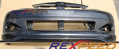 Rexpeed Carbon Fiber Front Bumper Center Duct | Subaru STi 2008+ (G01)