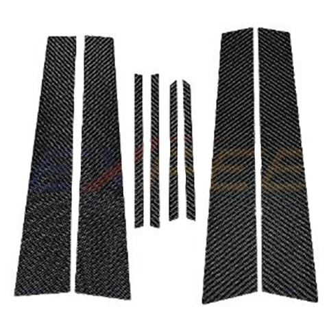 Rexpeed Carbon Fiber B Pillar Trim | 2022-2023 Subaru WRX (G115)