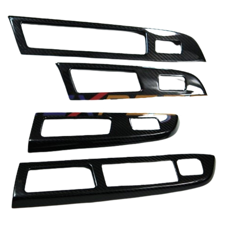 Rexpeed OE Style Dry Carbon Window Switch Panel Cover Trim Kit | 2015-2017 Subaru WRX (G57)