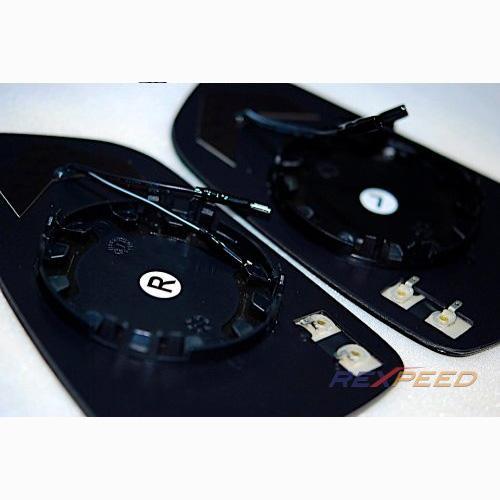 Rexpeed Anti Fog Polarized Blue Mirrors w/ LED Turn Signal | 2012-2019 Tesla Model S (HMTES01BAH)