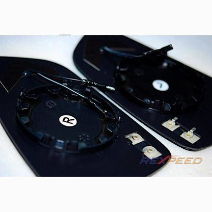 Rexpeed Anti Fog Polarized Blue Mirrors w/ LED Turn Signal | 2012-2019 Tesla Model S (HMTES01BAH)