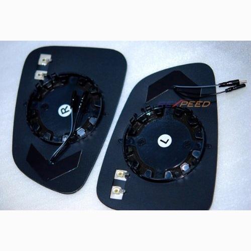 Rexpeed Anti Fog Polarized Blue Mirrors w/ LED Turn Signal | 2017-2019 Tesla Model X (HMTES03BAH)