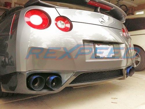 Rexpeed Titanium Blue Tips | 2009-2014 Nissan GTR R35 (N32)