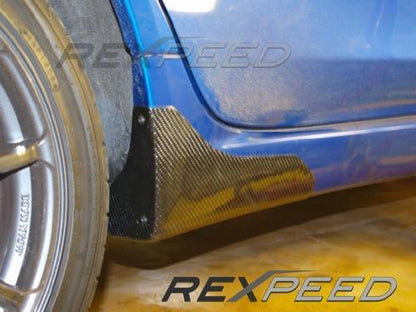 Rexpeed Evo X CF Side spats non aero
