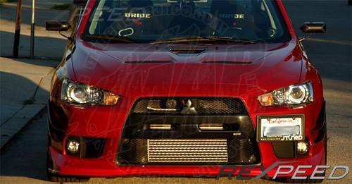 Rexpeed Carbon Fiber Intercooler Side Panels | 2008-2015 Mitsubishi Evo X (R120)