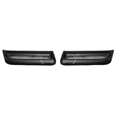 Rexpeed Twin Carbon Bonnet Vents | 2008-2015 Mitsubishi Evo X (R133)