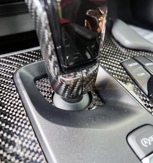 Rexpeed Carbon Fiber Shift Panel Badge | 2020-2023 Toyota GR Supra (TS80)