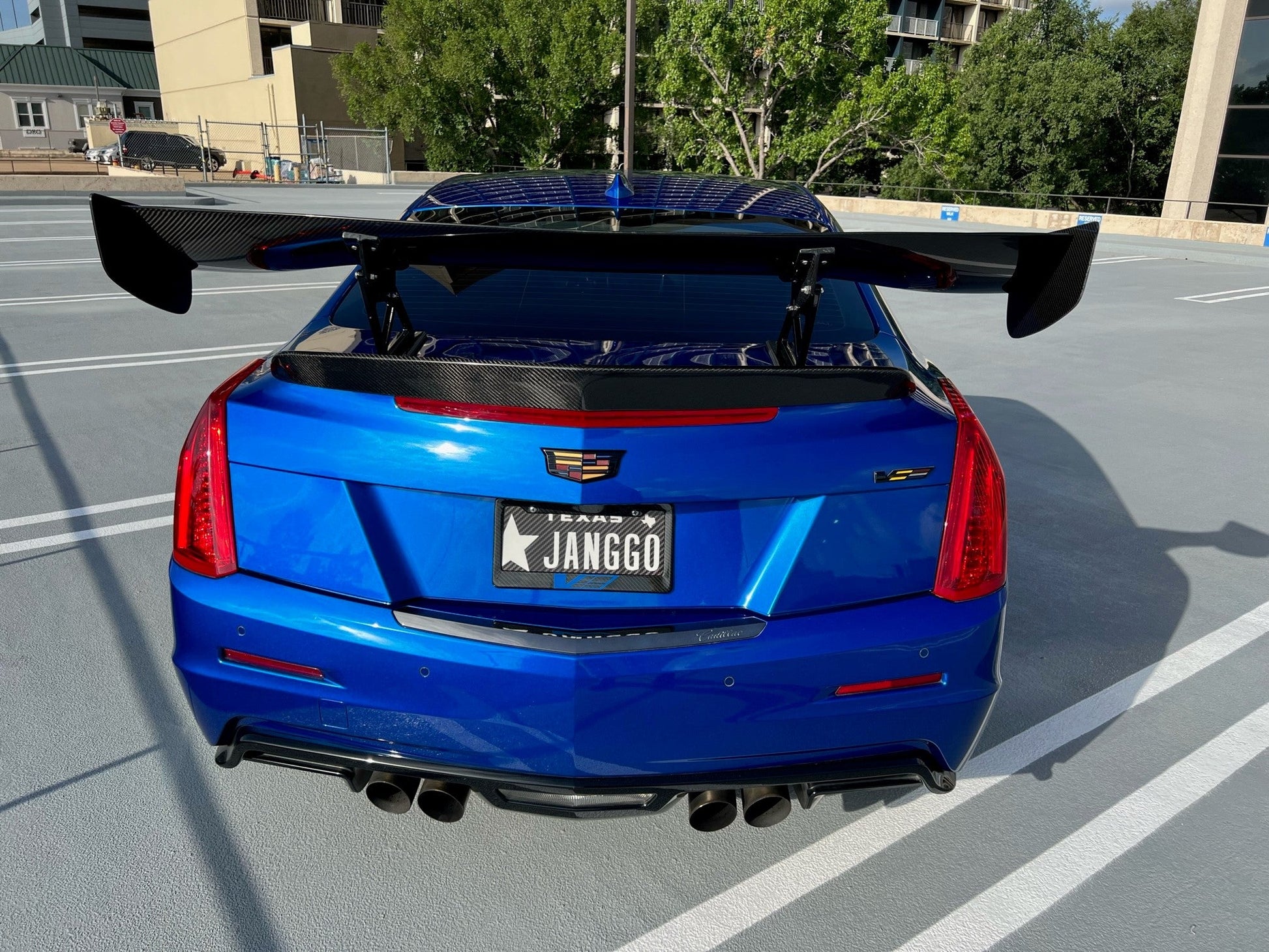 Cadillac ATS-V GTC-300 61" Carbon Fiber Adjustable Wing 2016-2019