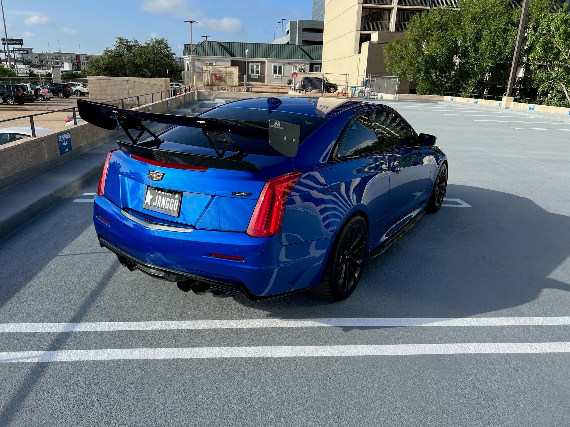 Cadillac ATS-V GTC-300 61" Carbon Fiber Adjustable Wing 2016-2019
