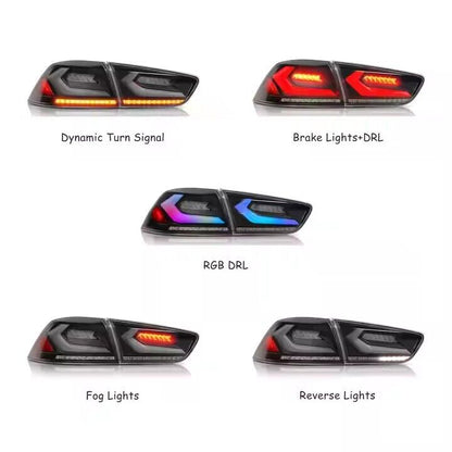 NTXGlow LED Tail Lights RGB/Plug N Play (2008-2018 Mitsubishi Lancer))