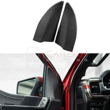 2021+ Ford F-150 Real Carbon Fiber Inner Door Triangle A-Pillar Trim Covers