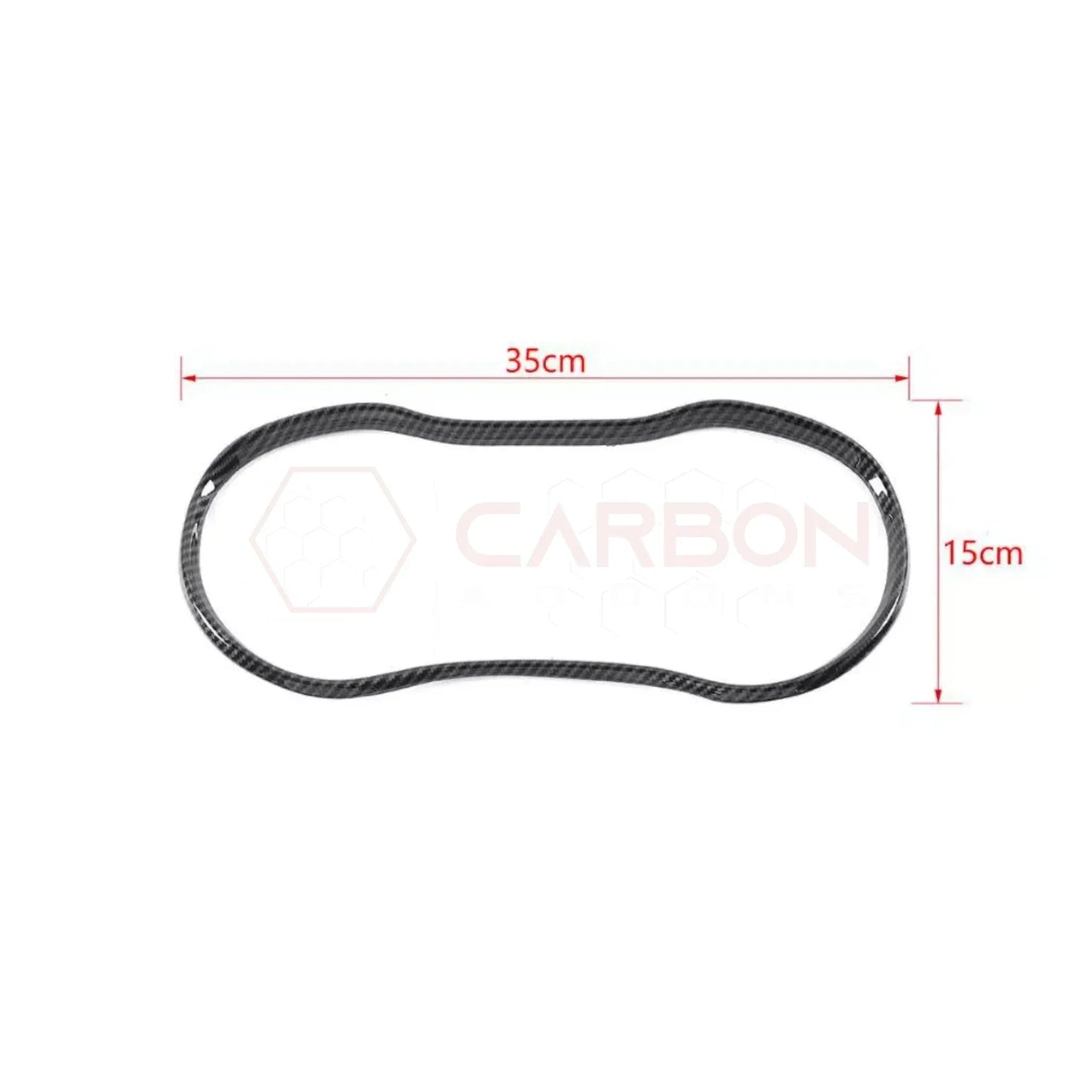 Dodge Charger 2015-2023 Real Carbon Fiber Gauge Cluster Surround Trim Cover