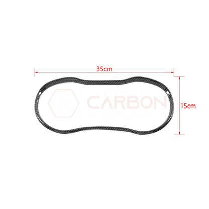 Dodge Charger 2015-2023 Real Carbon Fiber Gauge Cluster Surround Trim Cover