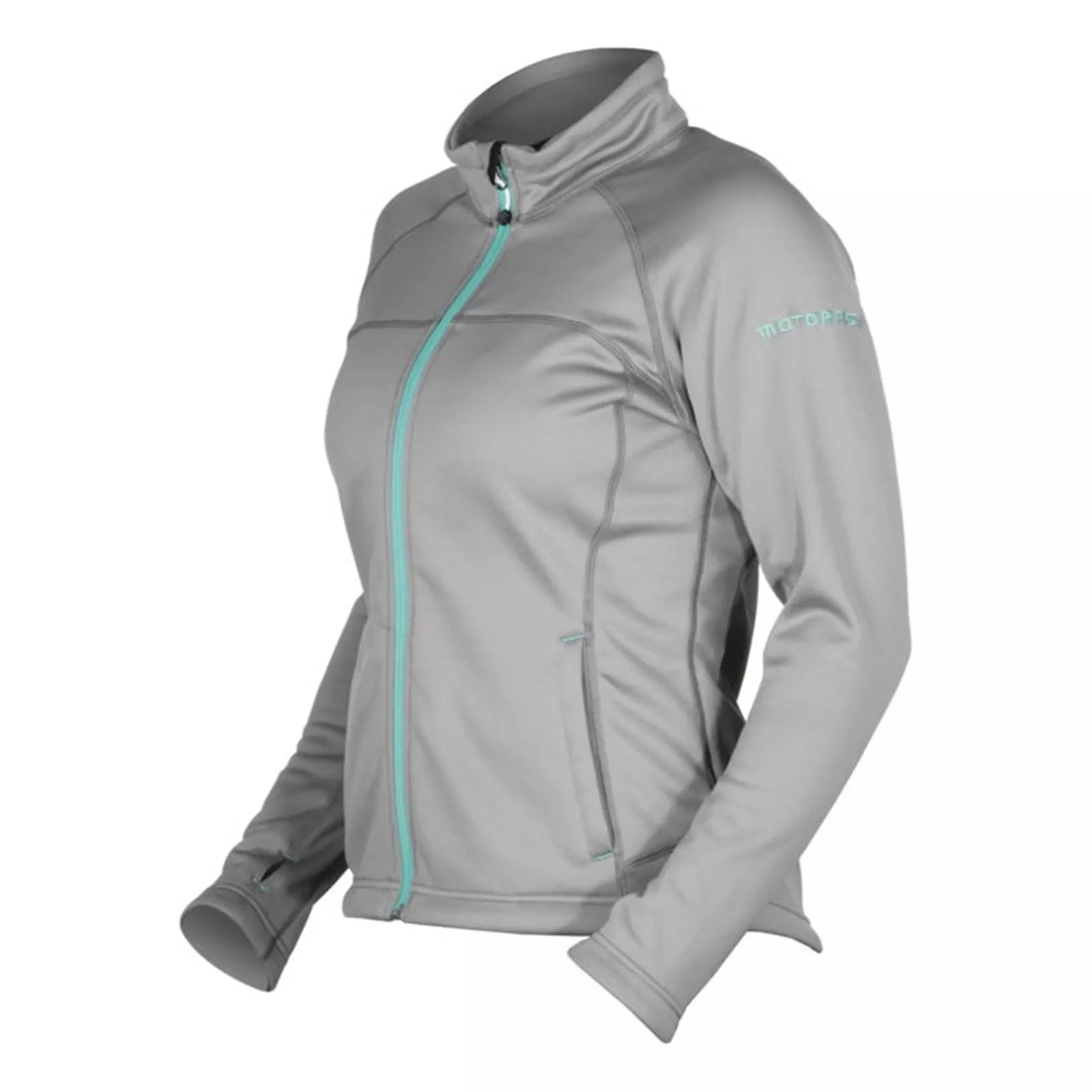 Motorfist Women's Powder Jacket - Grey/Cockatoo - MF19A-J63-GYC-L