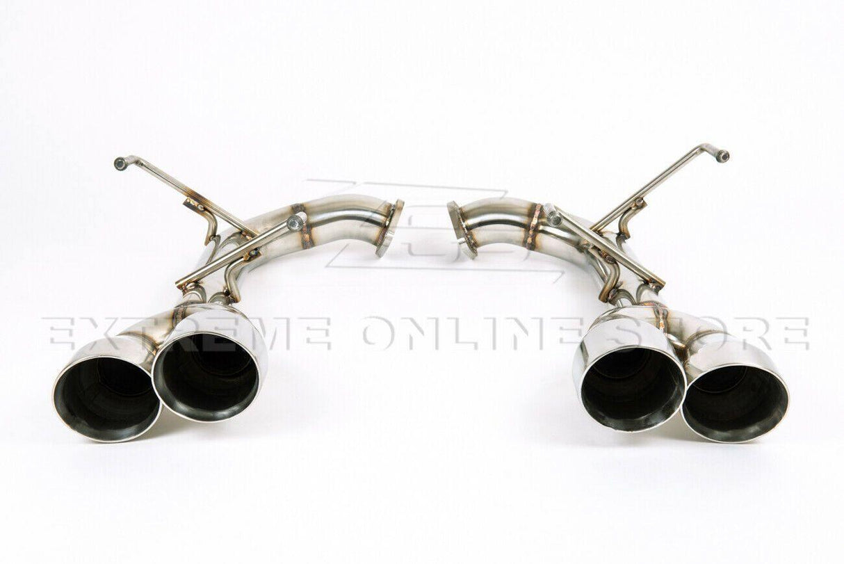 2015-21 Subaru WRX / STi Muffler Delete Axle Back 4 Inch Quad Tips Exhaust