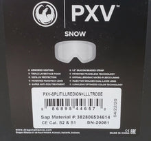 DRAGON PXV Goggles LumaLens Bonus Lens Included PXV-SPLIT/LLREDION+LLLTROSE