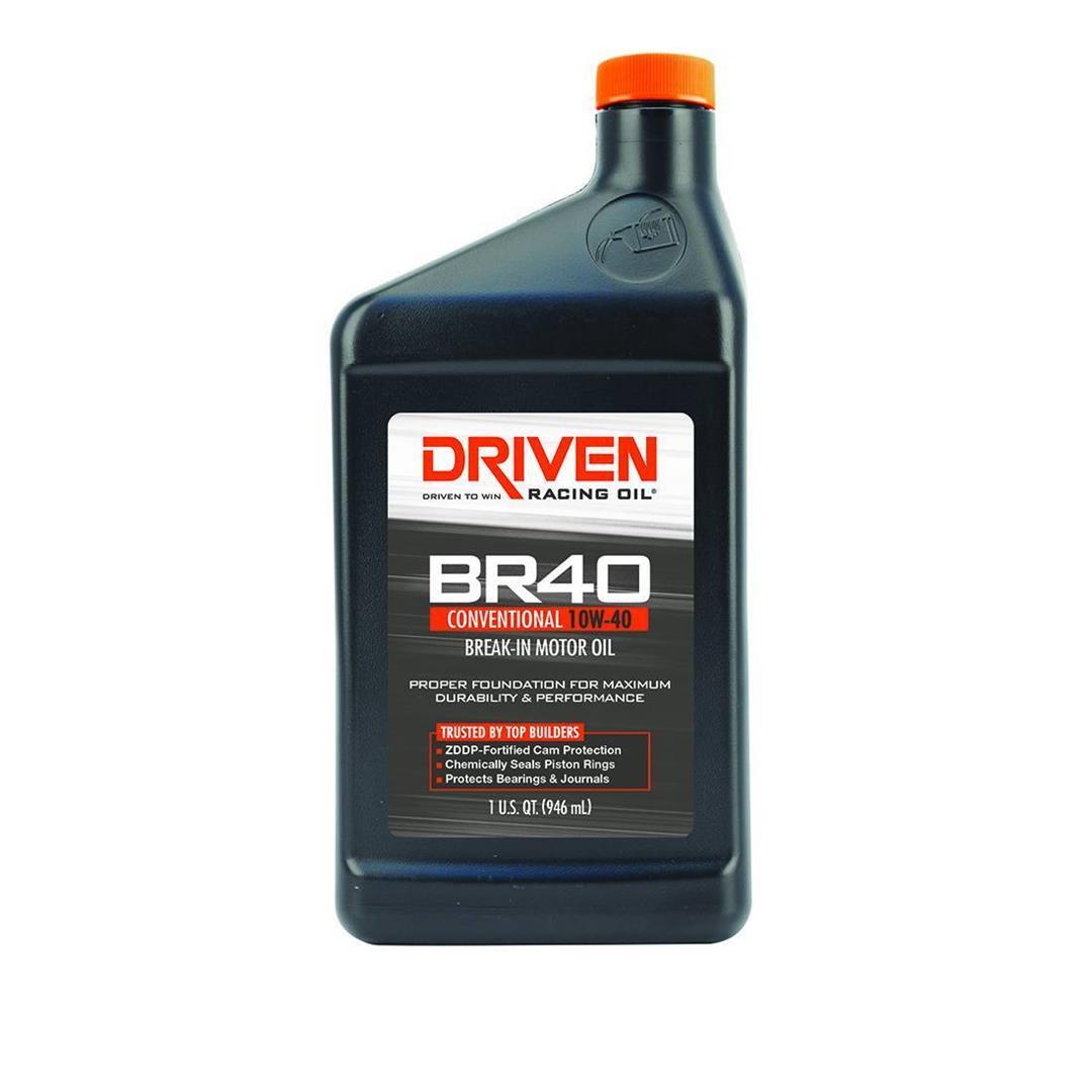 10w40 Driven Racing Oil BR40 Conventional Break-In Motor Oil 03706