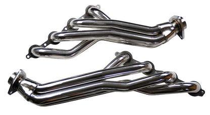 SPDZ1 Long Tube Headers with Y-Pipe Chevy Silverado / Suburban / Tahoe / GMC Sierra / Yukon (2007–2014) 4.8L / 5.3L / 6.0L / 6.2L – Full Polished Stainless Steel