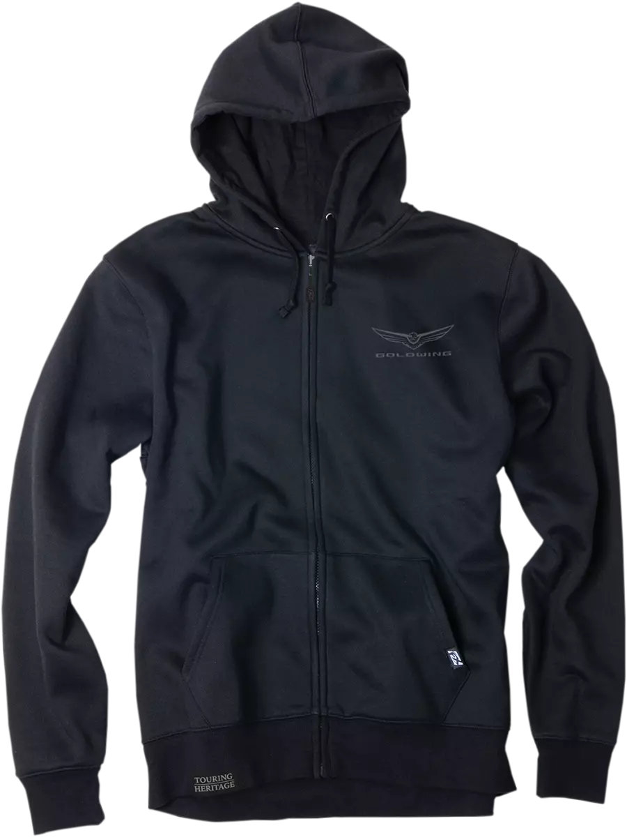 Factory Effex Goldwing Burst Zip Hoodie Medium Black 25-88812