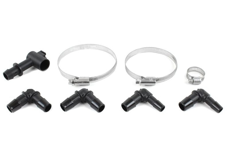 Perrin [08-14 WRX, 05-09 LGT, 05-09 OBXT, 09-13 FXT] Black Turbo Inlet Hose Install Kit | S-PSP-INT-421