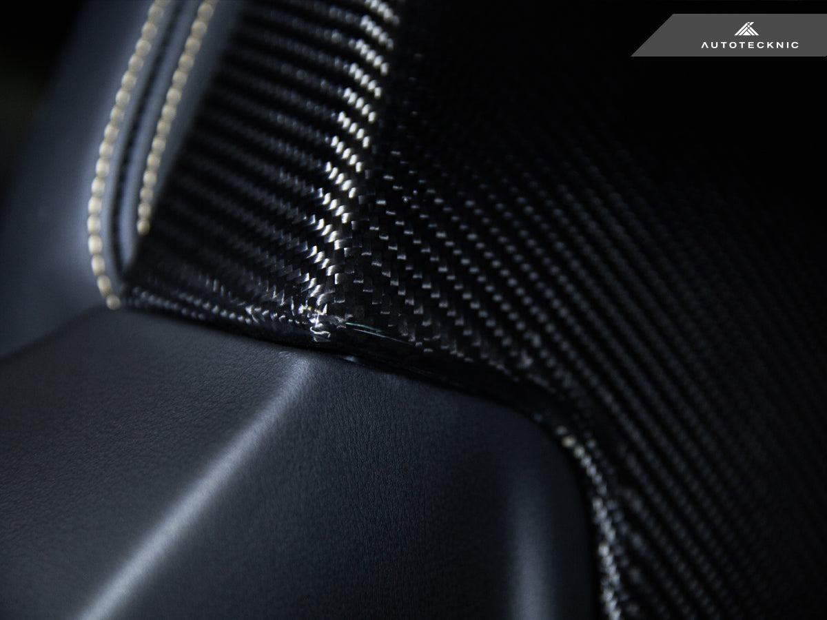 AutoTecknic Dry Carbon Seat Back Cover Set - G42 M240I