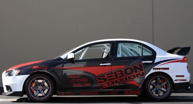 Seibon Carbon Fiber Front Doors | 2008-2012 Mitsubishi EVO X (DD0809MITEVOX-F)