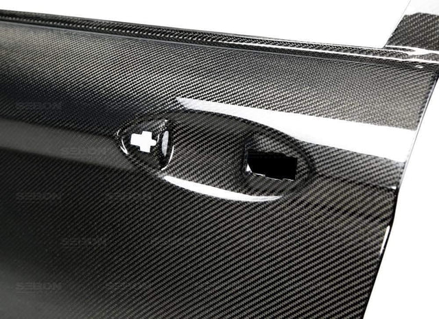 Seibon Carbon Fiber Front Doors | 2011-2017 Ford Fiesta Hatchback (DD14FDFI)