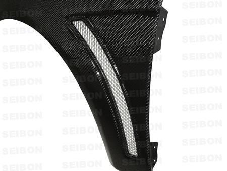 Seibon Carbon Fiber Fenders 10mm Wide | 2008-2015 Mitsubishi Evo X (FF0809MITEVOX)