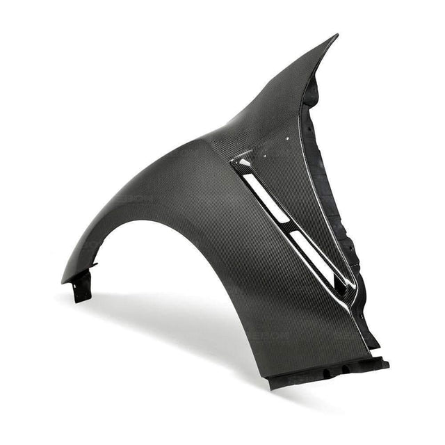 Seibon OEM-Style Carbon Fiber Front Fenders | 2009-2018 Nissan GT-R R35 (FF0910NSGTR-OE)