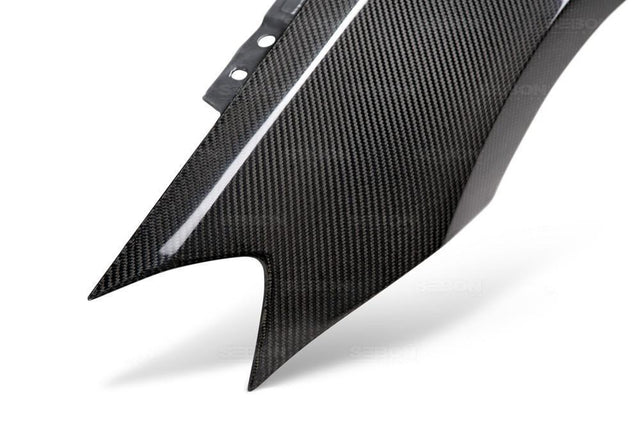 Seibon OEM-Style Carbon Fiber Fenders | 2015-2017 Volkswagen Golf MK7 (FF12VWG7)