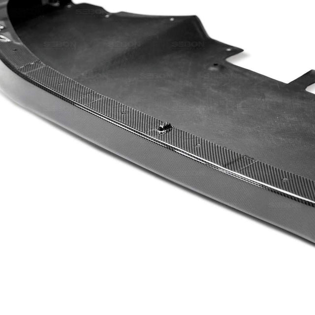 Seibon OEM-Style Carbon Fiber Front Lip | 2009-2011 Nissan GT-R R35 (FL0910NSGTR-OE)