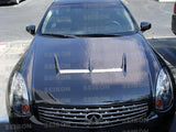 Seibon JS-Style Carbon Fiber Hood | 2003-2007 Infiniti G35 (HD0305INFG352D-JS)