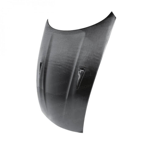 Seibon GTR-Style Dry Carbon Fiber Hood | 2009-2020 Nissan 370z (HD0910NS370-GTR)