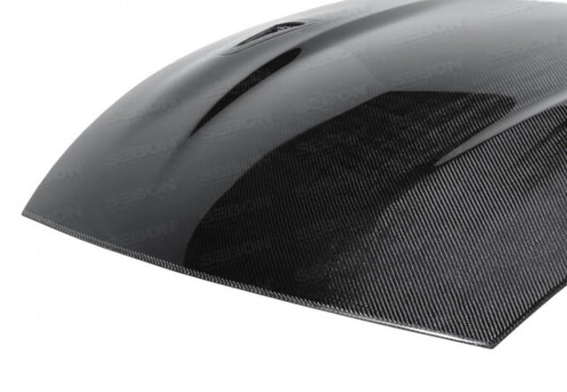 Seibon GTR-Style Dry Carbon Fiber Hood | 2009-2020 Nissan 370z (HD0910NS370-GTR)