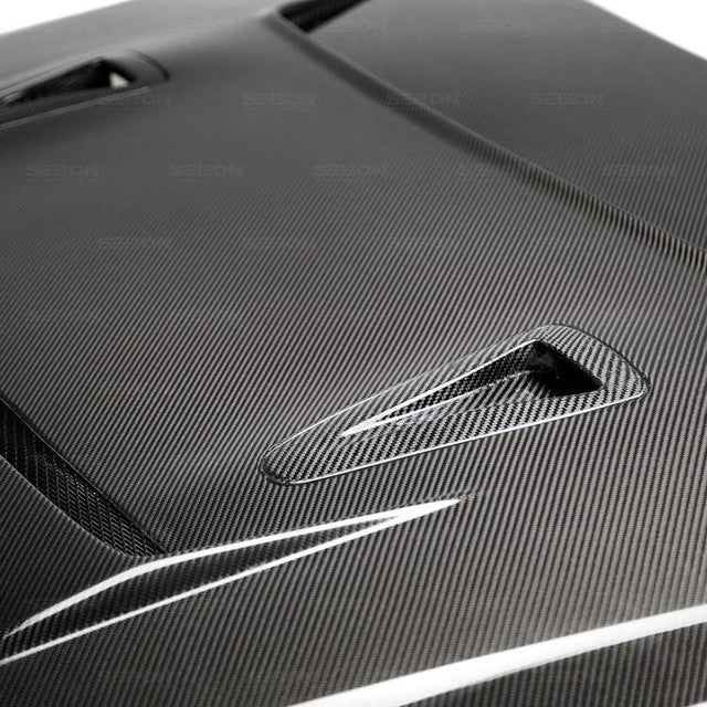 Seibon DV-Style Carbon Fiber Hood | 2009-2016 Nissan GT-R R35 (HD0910NSGTR-DV)