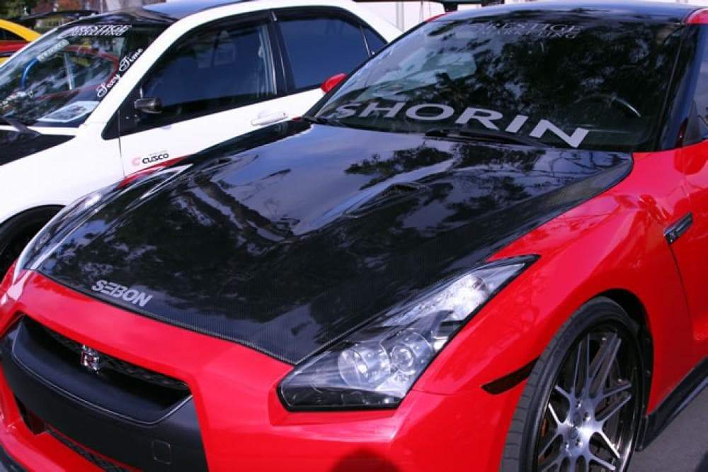 Seibon OEM-Style Carbon Fiber Hood | 2009-2016 Nissan GT-R R35 (HD0910NSGTR-OE)