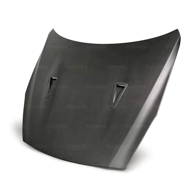 Seibon OEM-Style Dry Carbon Fiber Hood | 2009-2016 Nissan GT-R R35 (HD0910NSGTR-OE-DRY)