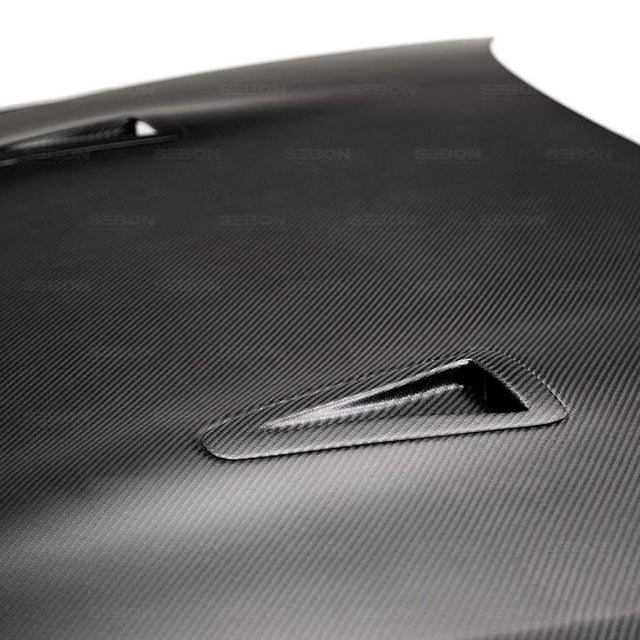 Seibon OEM-Style Dry Carbon Fiber Hood | 2009-2016 Nissan GT-R R35 (HD0910NSGTR-OE-DRY)