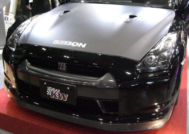 Seibon OEM-Style Dry Carbon Fiber Hood | 2009-2016 Nissan GT-R R35 (HD0910NSGTR-OE-DRY)