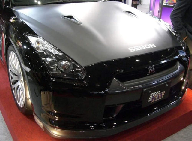 Seibon OEM-Style Dry Carbon Fiber Hood | 2009-2016 Nissan GT-R R35 (HD0910NSGTR-OE-DRY)