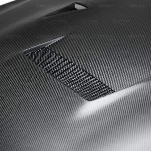 Seibon VSII-Style Dry Carbon Fiber Hood | 2009-2016 Nissan GT-R R35 (HD0910NSGTR-VSII-DRY)