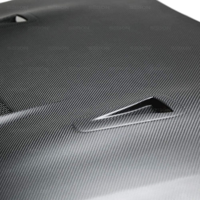 Seibon VSII-Style Dry Carbon Fiber Hood | 2009-2016 Nissan GT-R R35 (HD0910NSGTR-VSII-DRY)