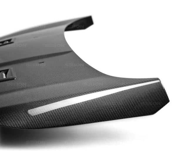 Seibon RS-Style Carbon Fiber Hood | 2014-2018 Ford Fiesta (HD14FDFI-RS)