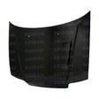 Seibon ZC-Style Carbon Fiber Hood | 1988-1991 Honda Civic Hatchback / CRX (HD8891HDCRX-ZC)