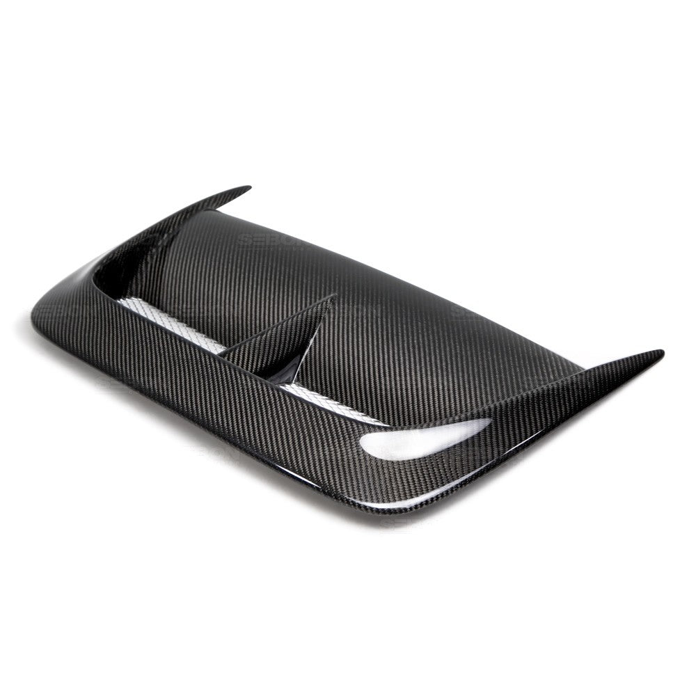 Seibon CW Carbon Fiber Hood Scoop | 2004-2005 Subaru WRX/STI (HDS0405SBIMP-CW)