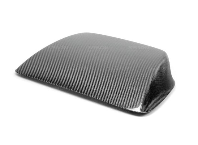 Seibon STI Carbon Fiber Hood Scoop - Only Fits OEM Hoods | 2006-2007 Subaru WRX/STI (HDS0607SBIMP-STI)