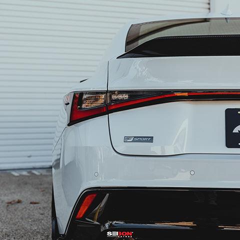 Seibon TT-Style Carbon Fiber Spoiler | 2021-2022 Lexus IS/F Sport (RS21LXIS-TT)