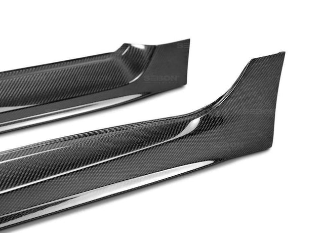 Seibon OEM-Style Carbon Fiber Side Skirts | 2015-2019 Subaru WRX/STI (SS15SBIMP-OE)