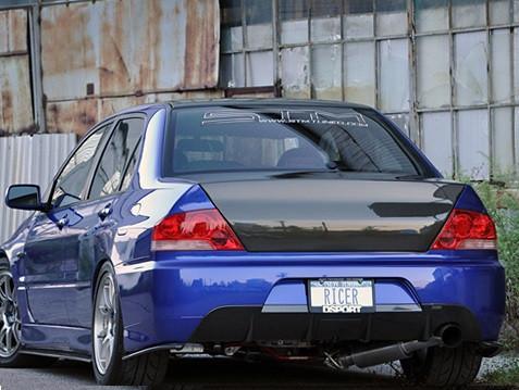 Seibon Carbon Fiber Trunk Style OEM | 2003-2006 Mitsubishi Lancer Evolution VIII-IX (TL0305MITEVO8-DRY)