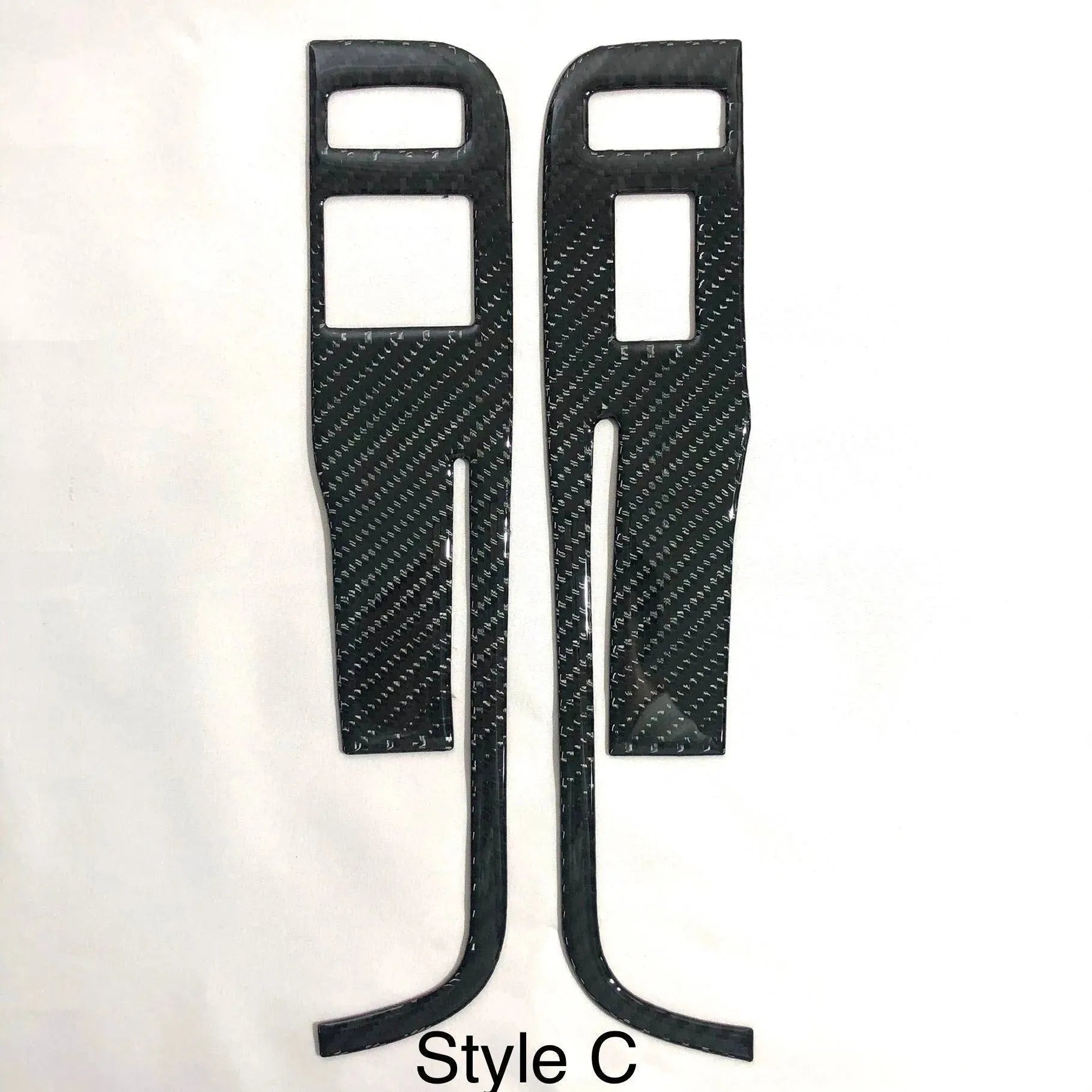 [Set] Carbon Fiber Door Window Switch Panel Overlay for Chevrolet Camaro 2010-2015